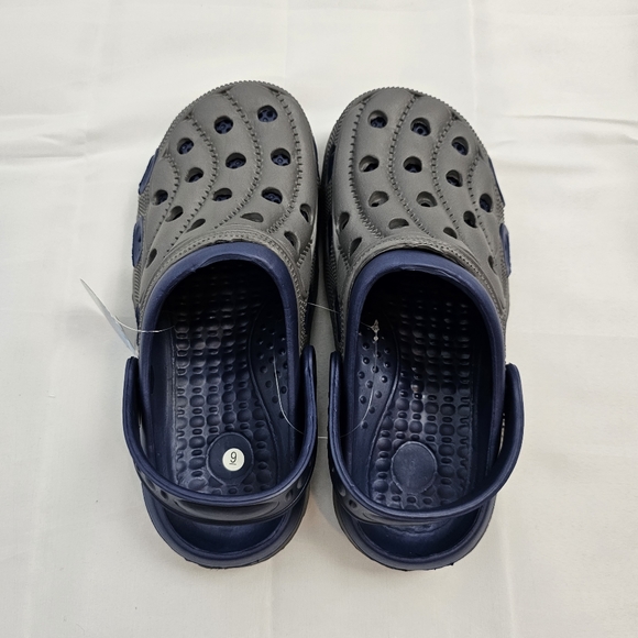 NWT, Men's Clogs 2 Tone Gray Blue Size 7-12 - Picture 6 of 13